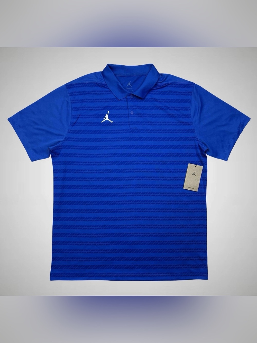 Nike Air Jordan Sport Men’s Dri-Fit Victory Stripe Golf Polo FN6924-495 size S